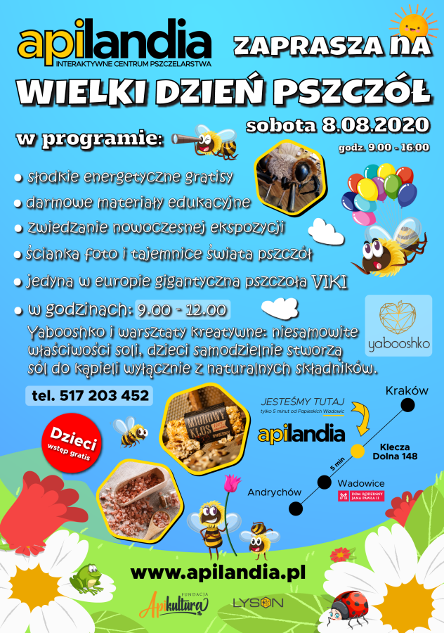 8 sierpnia 2020 wielki dzien pszczoly APILANDIA
