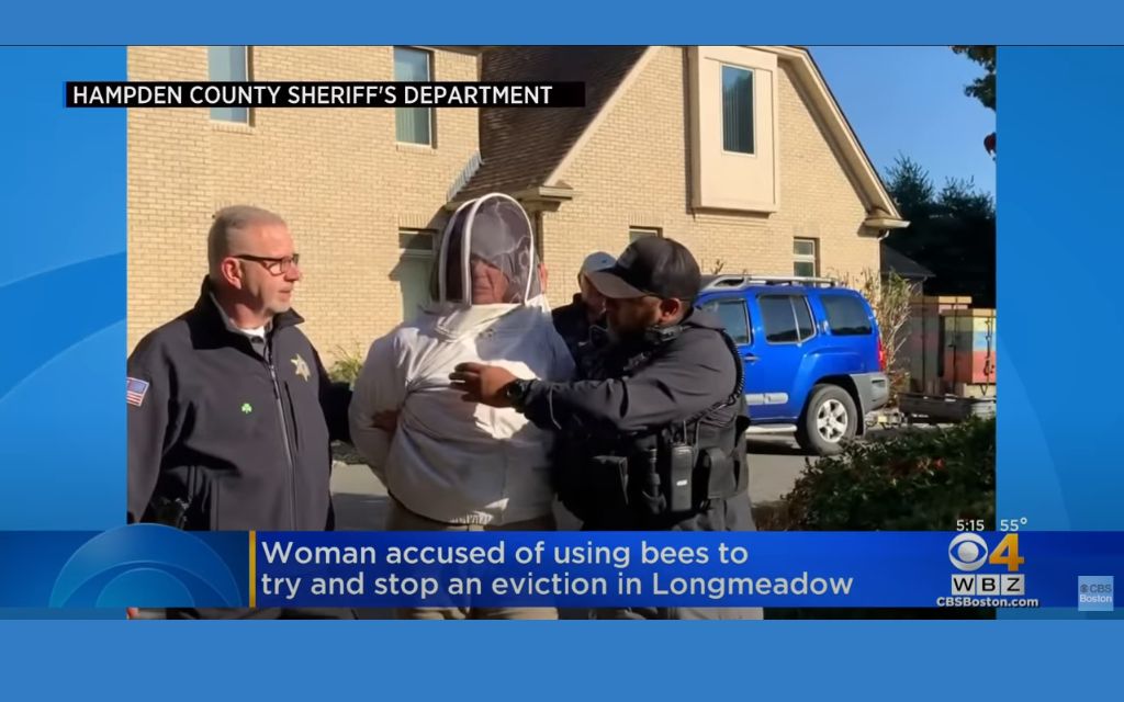 kadr z nagrania zatrzymania