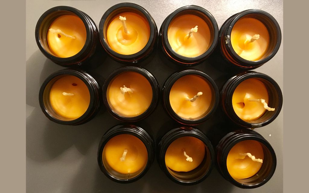 pęknięcie przy knotach